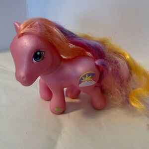 Vintage My Little Pony "Rainbow Flash" Super Long Hair 2002-2004 Earthy Pony